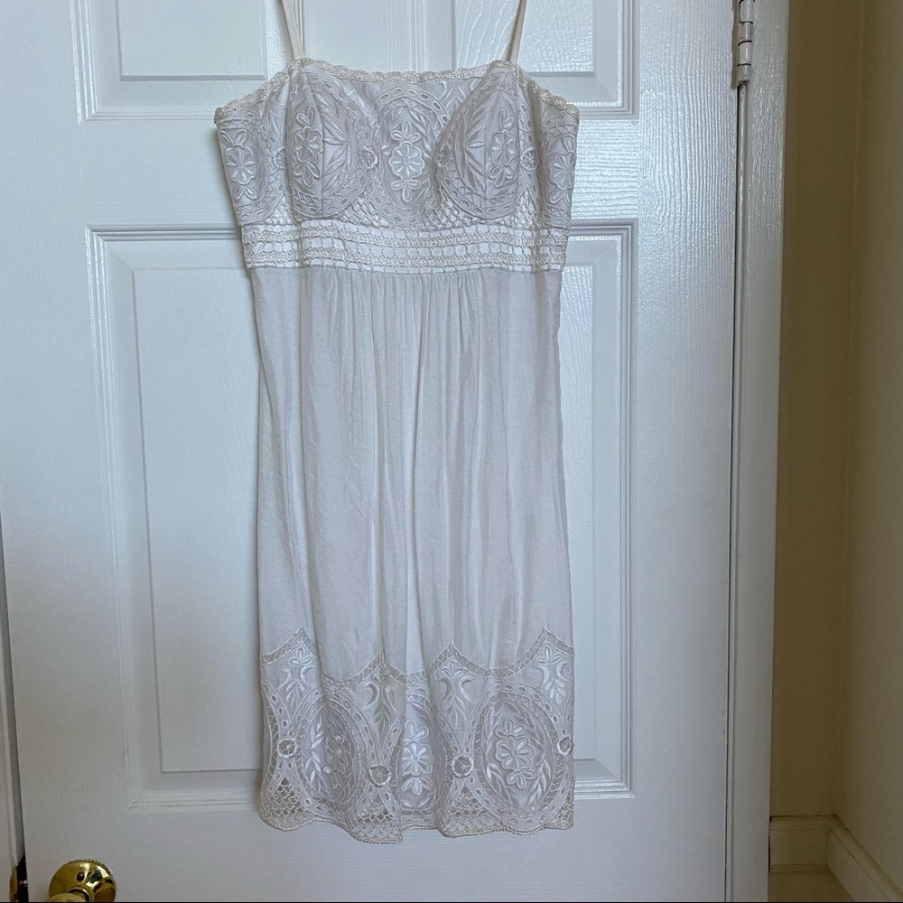 White sue Wong dress